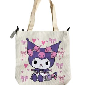 Tote Bag Kuromi Corazones